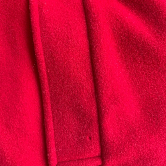 Vintage United Fashions Red Wool Coat - Picture 10 of 13